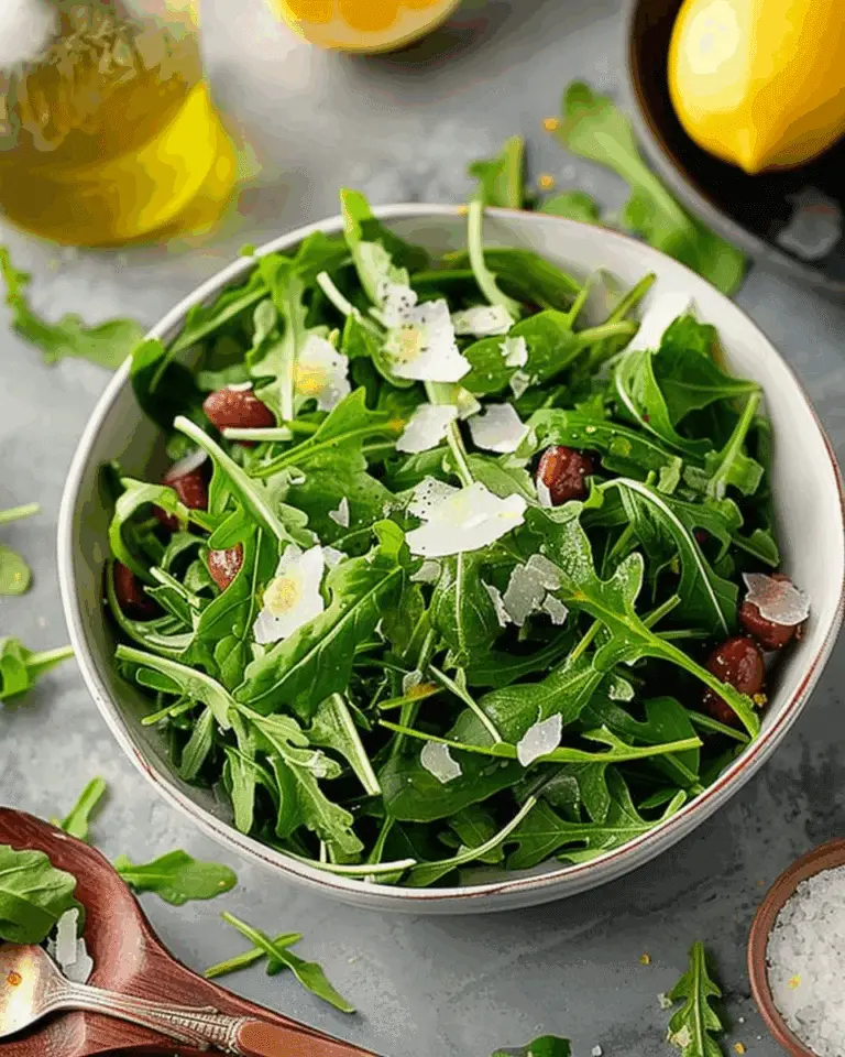 Arugula Salad with Lemon Vinaigrette