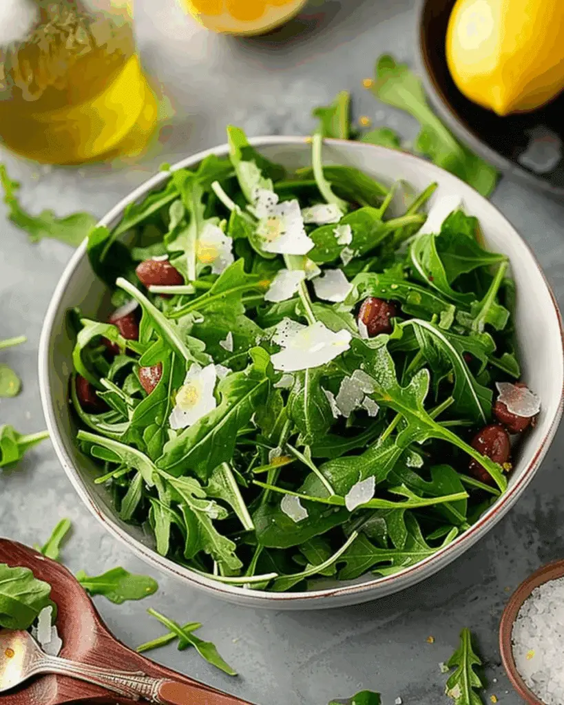 Arugula Salad with Lemon Vinaigrette