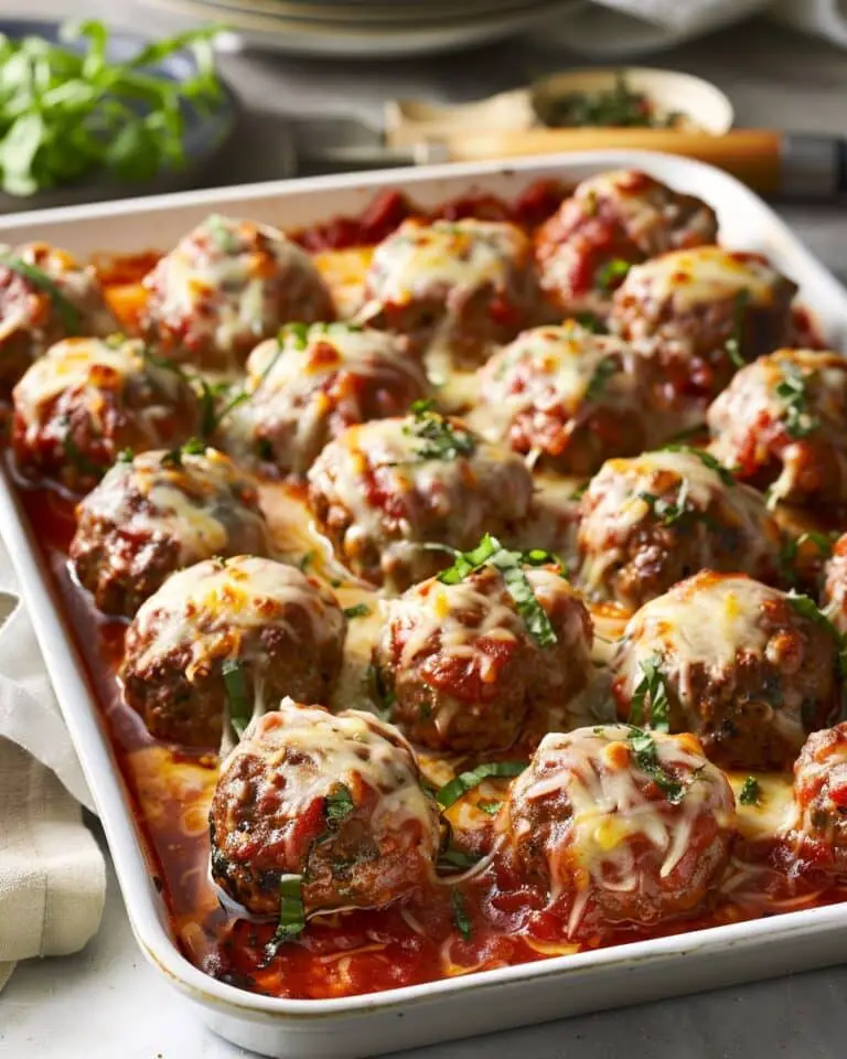 Cheese Stuffed Meatballs