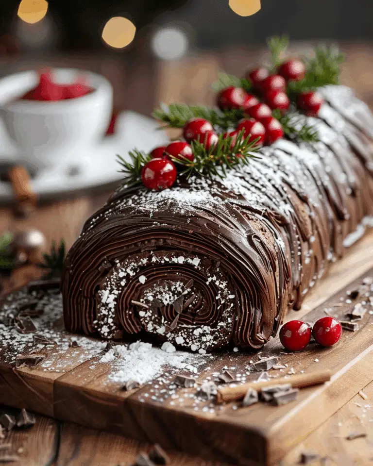 Chocolate Yule Log