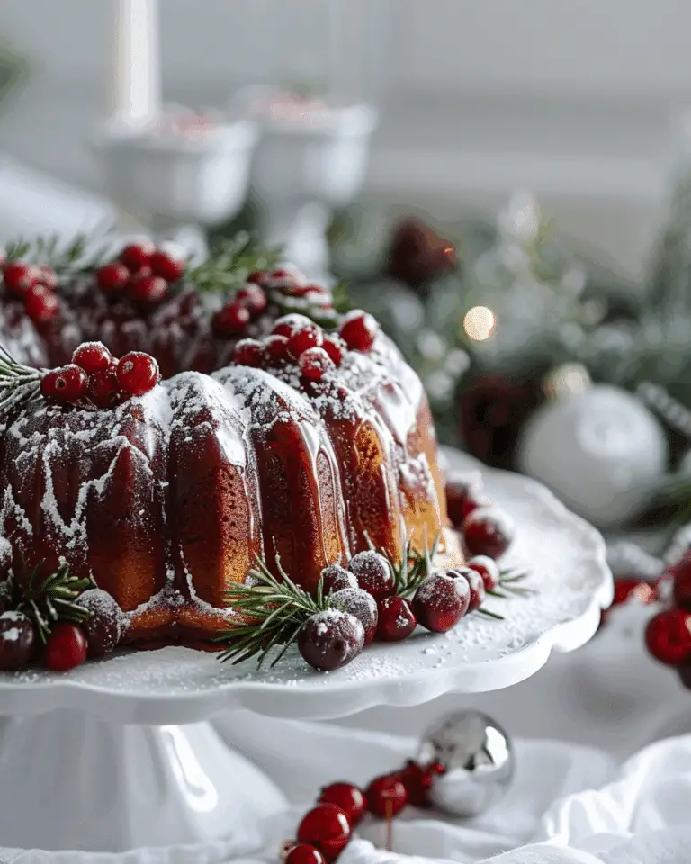 Moist Fruit Bundt Cake