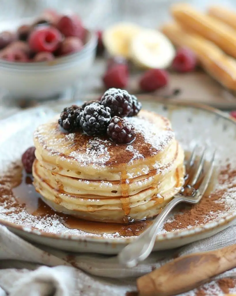 Irresistible Spanish Churro Pancakes