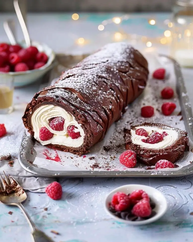 Chocolate Raspberry Roulade