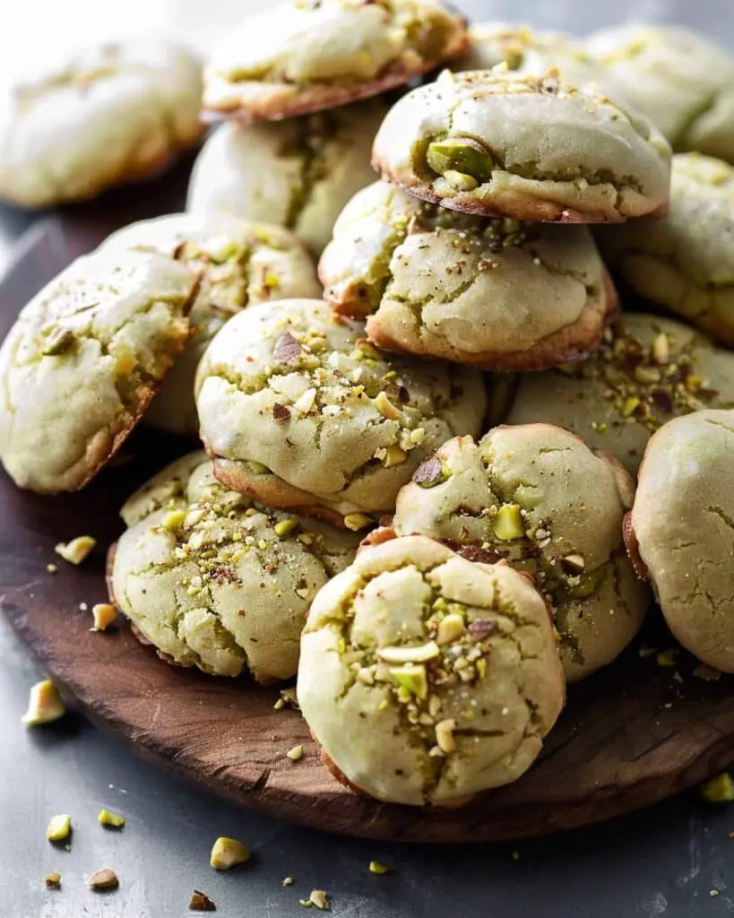 Pistachio Drop Cookies