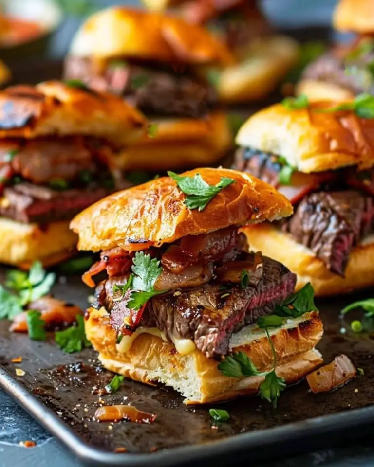 Cowboy Butter Steak Sliders
