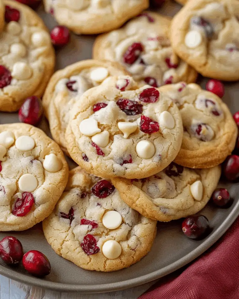 White Chocolate Cranberry Cookies