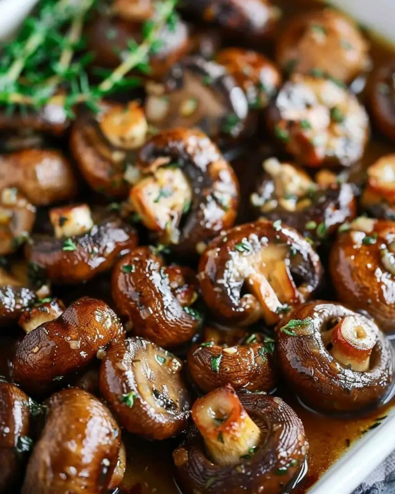 Roasted Mushrooms in a Browned Butter