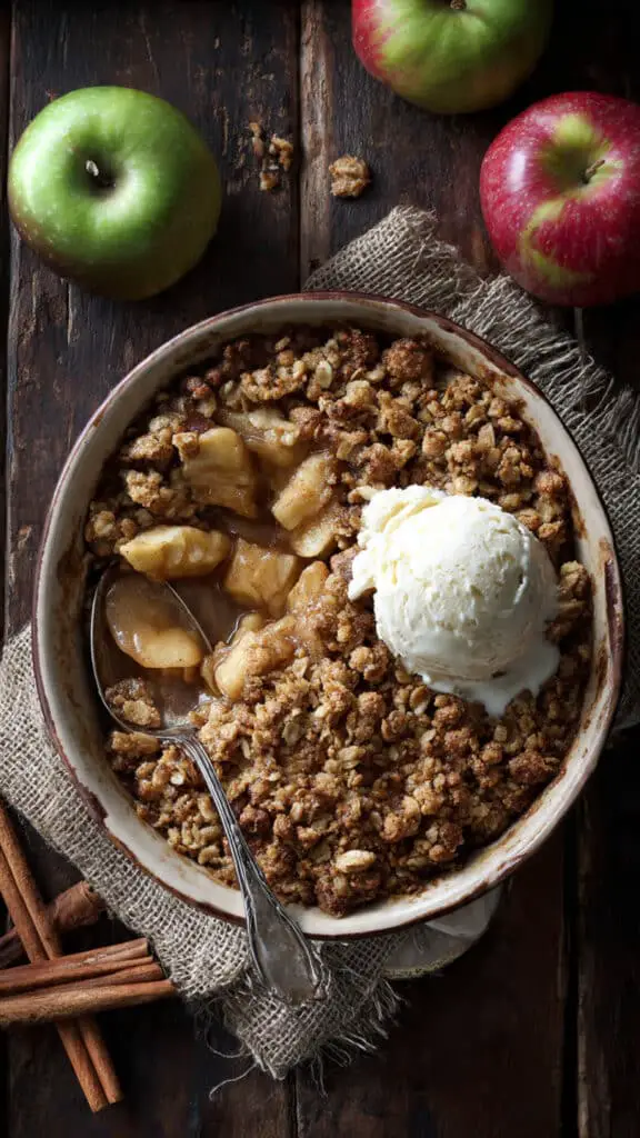 Classic Old-Fashioned Apple Crisp