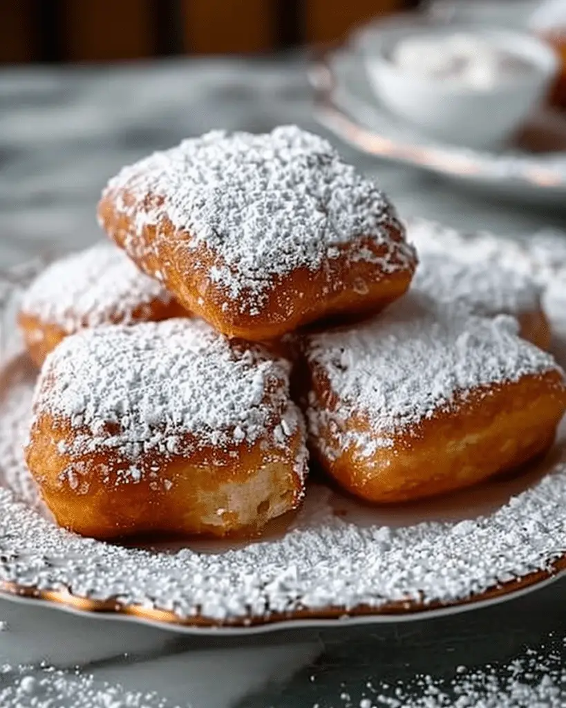 Vanilla French Beignets For Breakfast