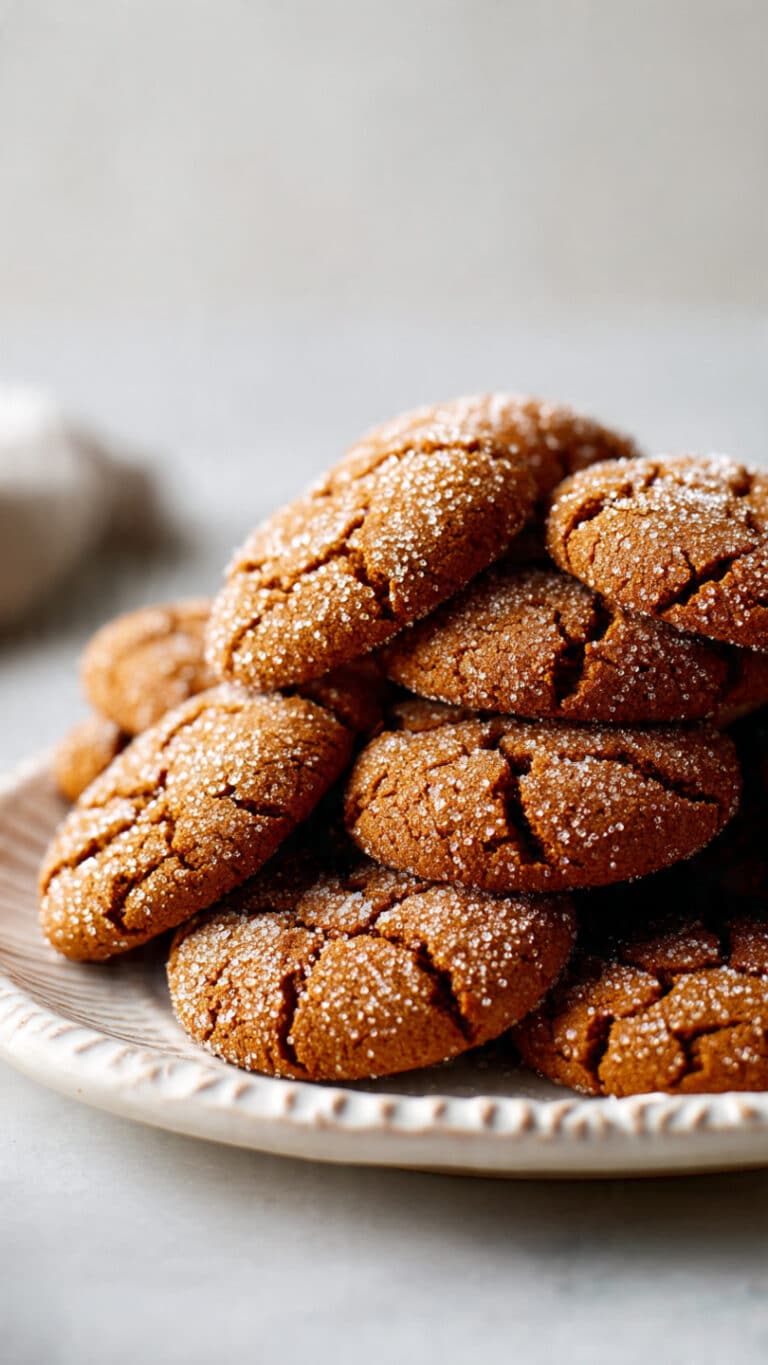 Chewy Molasses Cookies