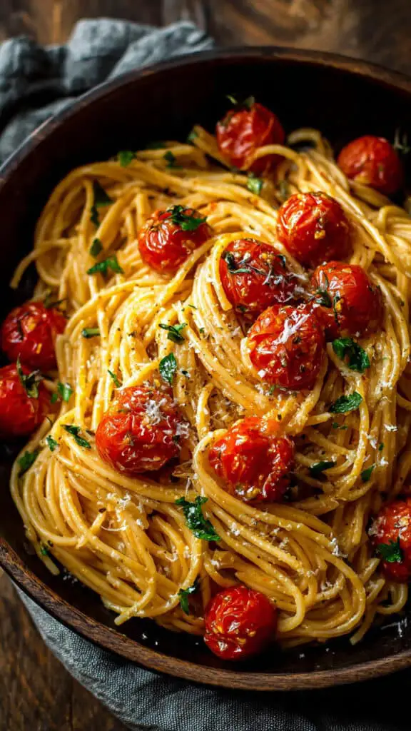 Creamy Tomato Garlic Pasta