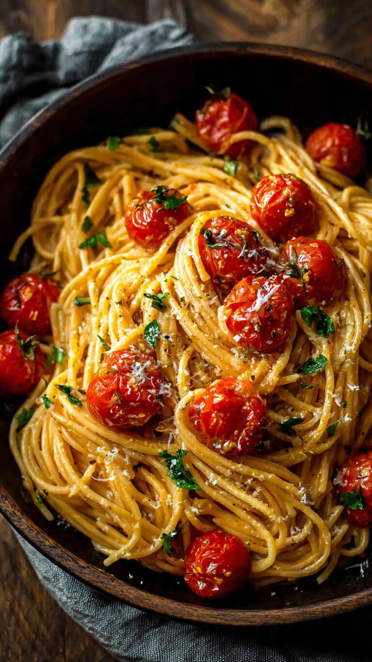 Creamy Tomato Garlic Pasta