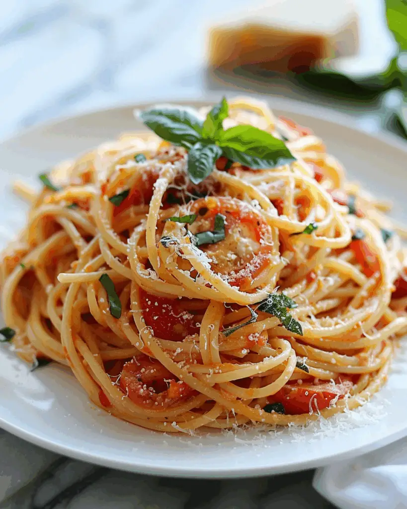 Roasted Tomato and Garlic Ricotta Pasta