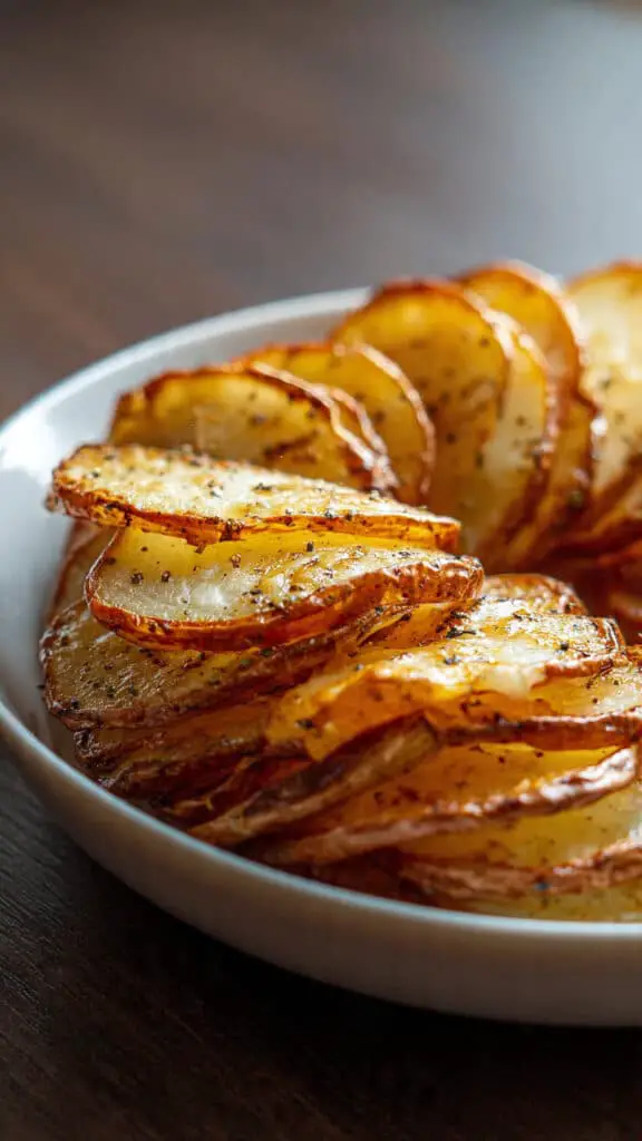 Air Fryer Sliced Potatoes