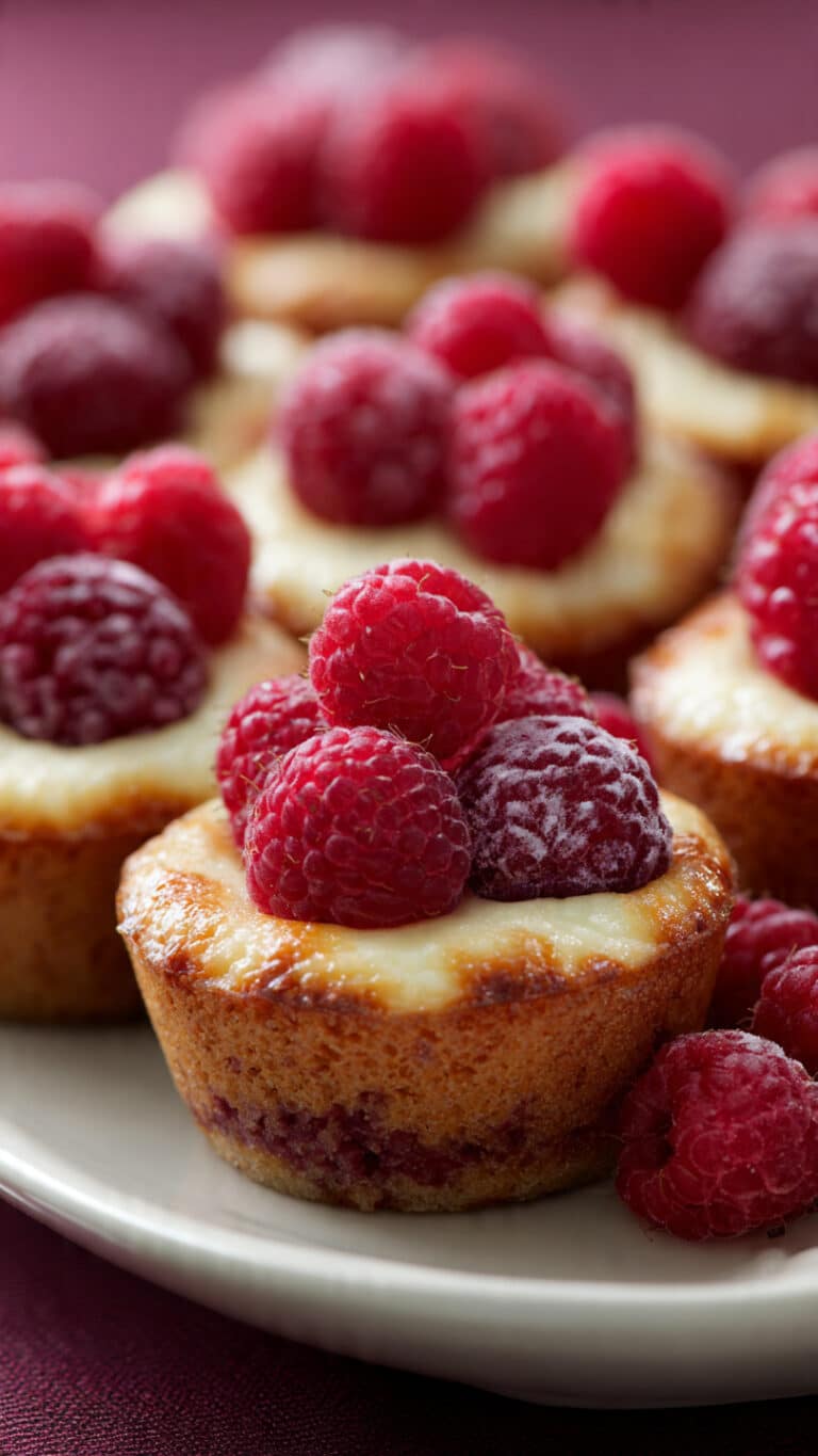 Mini Cheesecakes Made in a Muffin Tin