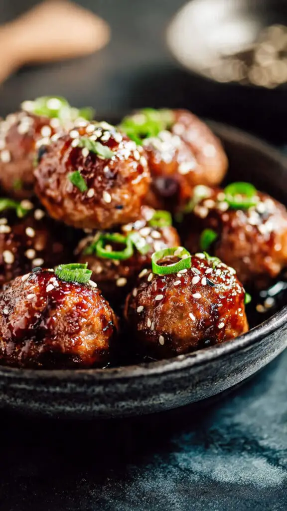 Easy Korean BBQ Meatballs Recipe