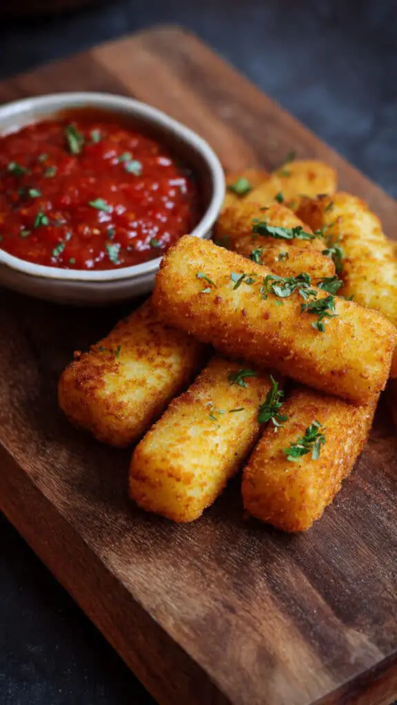 Air Fryer Mozzarella Sticks