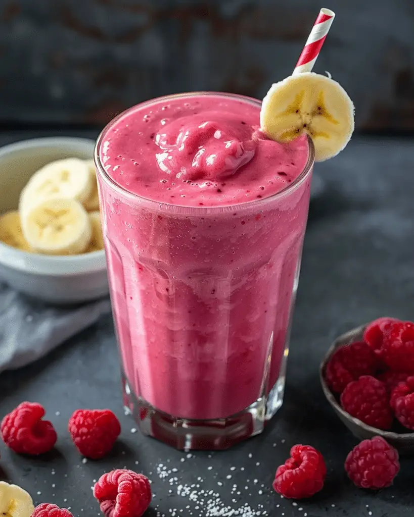 Raspberry Banana Smoothie