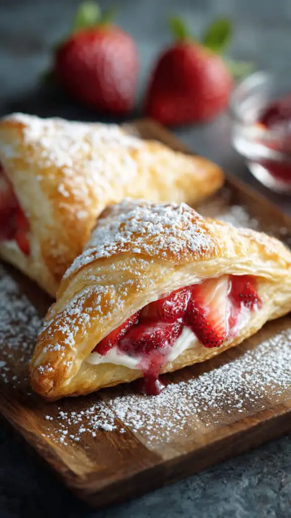 Strawberry Cheesecake Turnovers