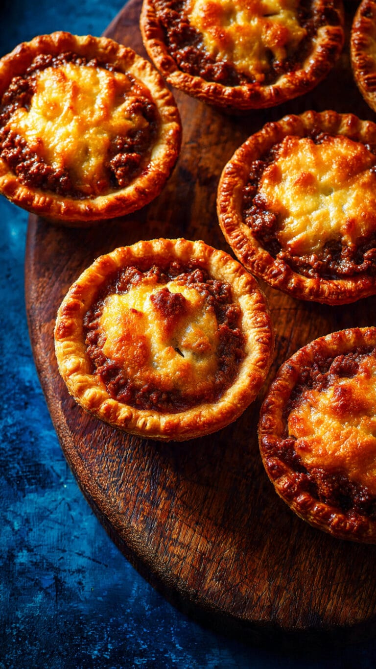 Savory Irish Beef & Sweet Potato Mini Pies