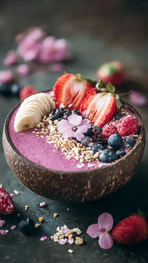 5-Minute Fruit Smoothie Bowl