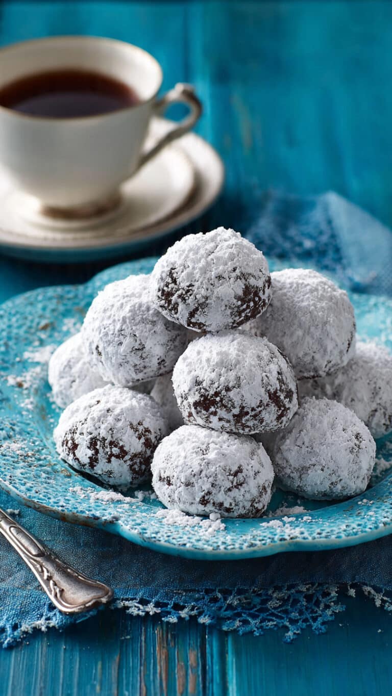 Classic Chocolate Snowball Cookies