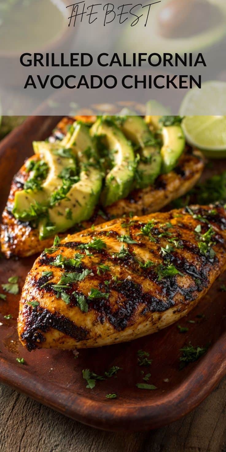 Grilled California Avocado Chicken