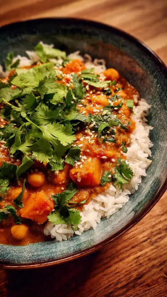 Sweet Potato and Chickpea Curry