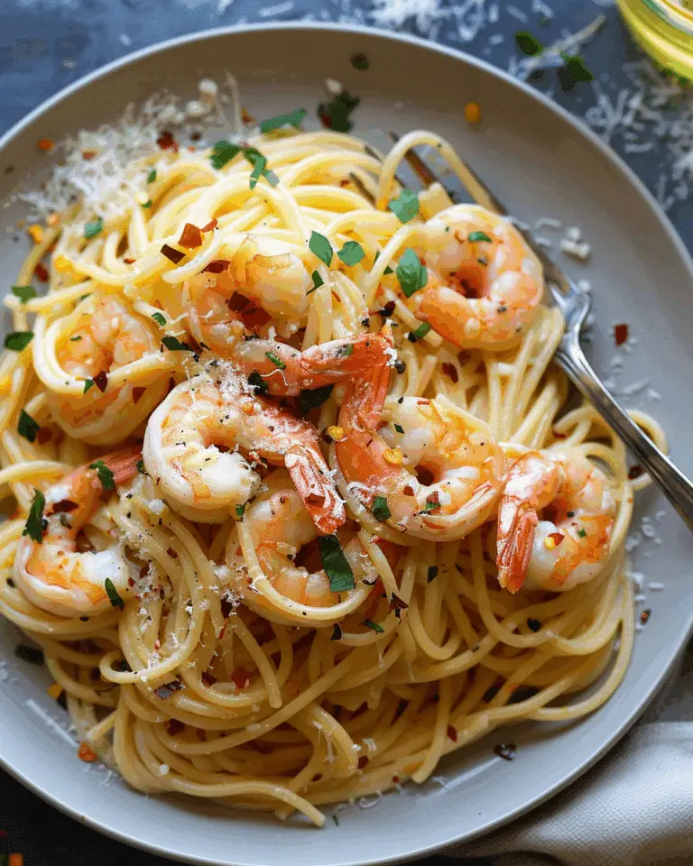 EASY Shrimp Pasta