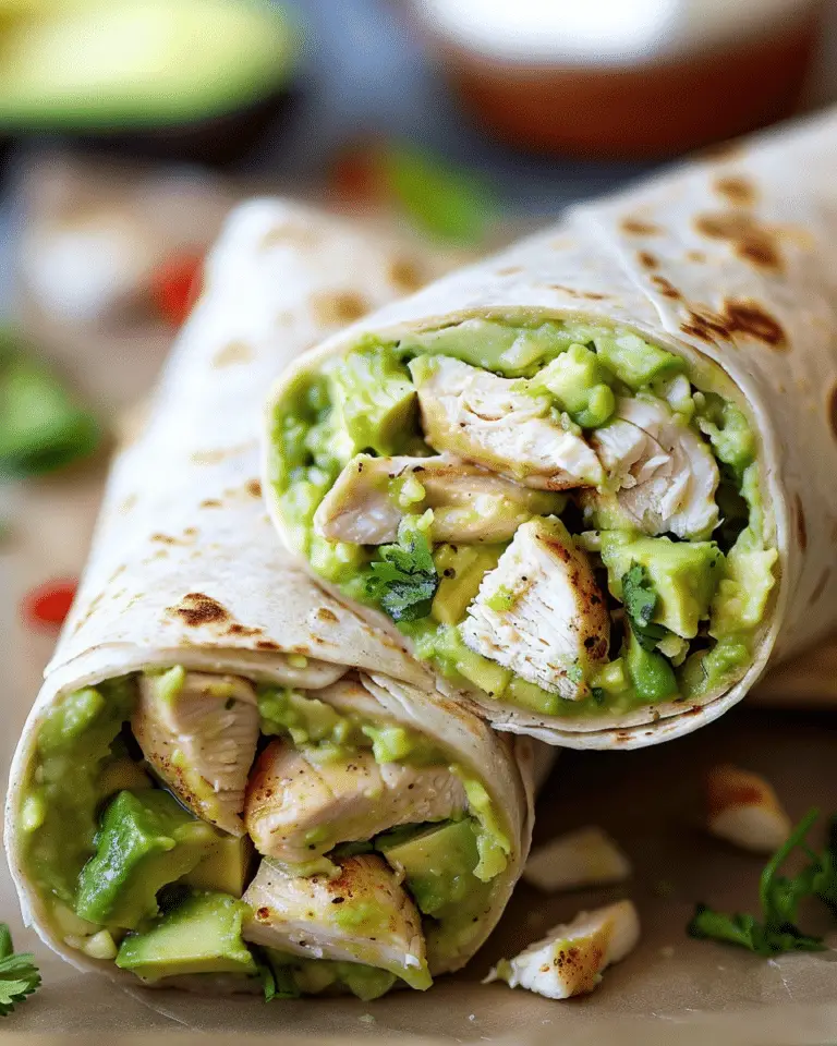 Chicken Avocado Wrap Recipe