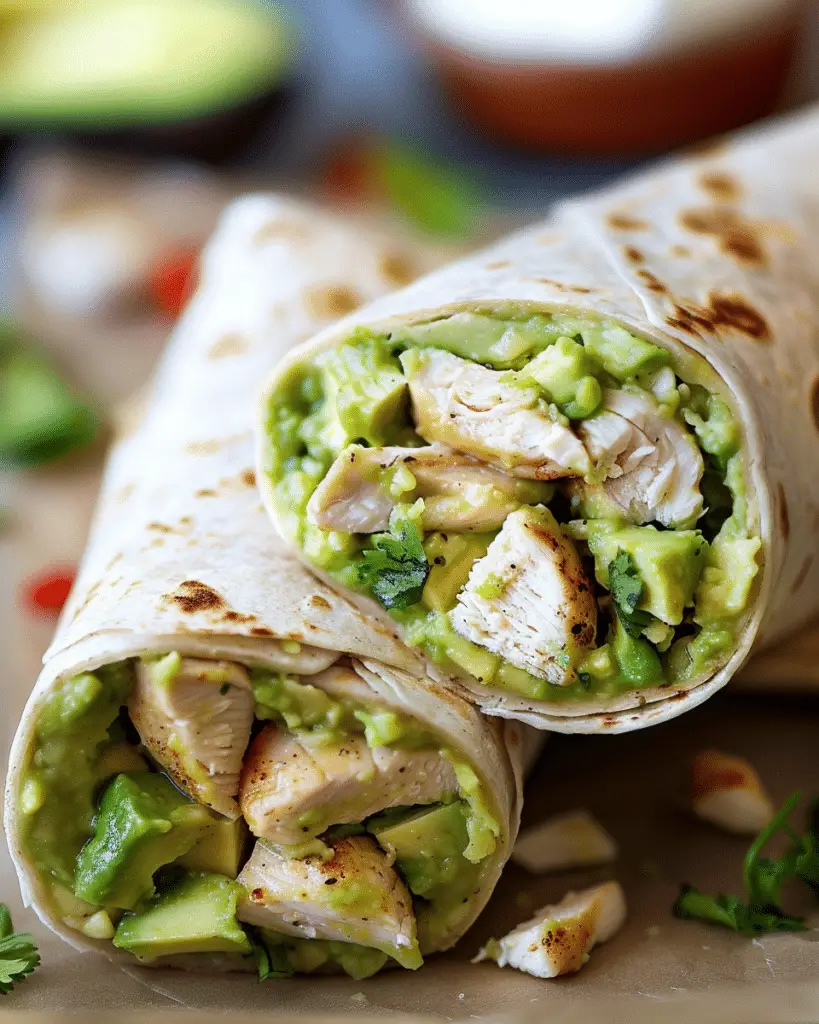 Chicken Avocado Wrap Recipe