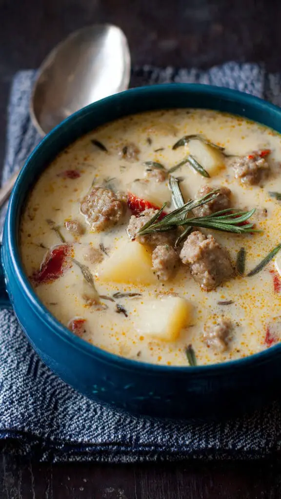 Creamy Italian Sausage & Potato Soup