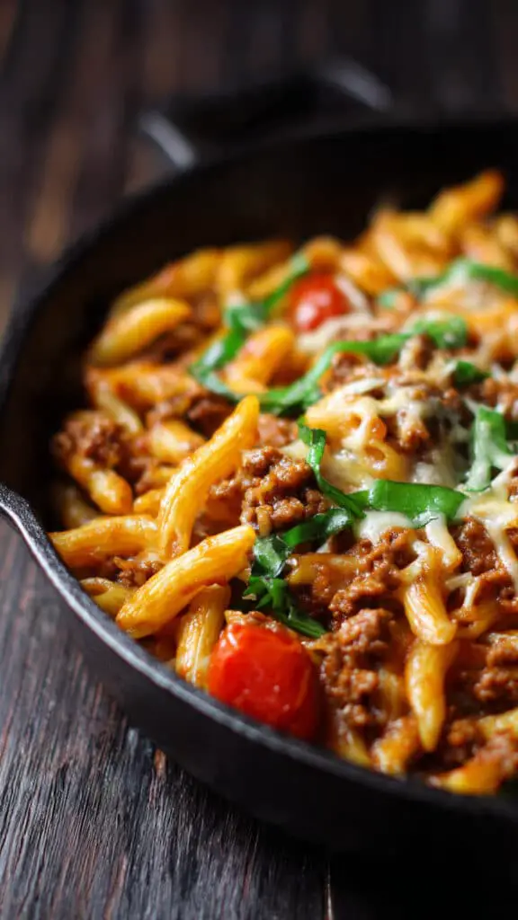One Pot Beefaroni