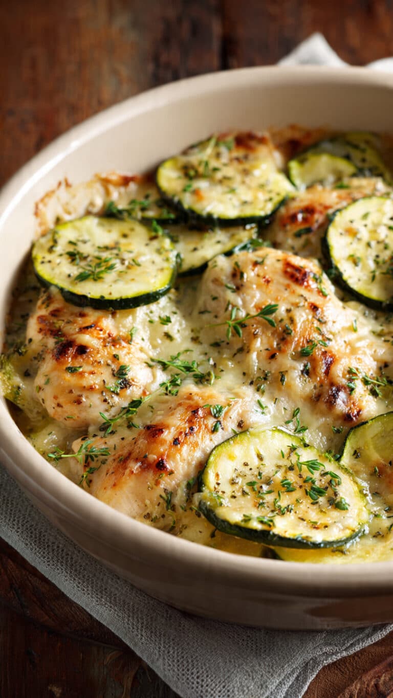 Easy Chicken Zucchini Bake