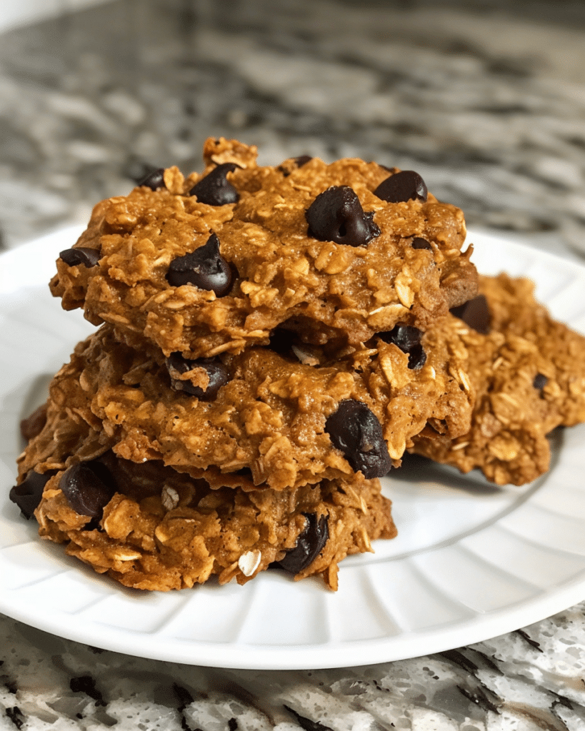 Healthy Pumpkin Oat Cookies