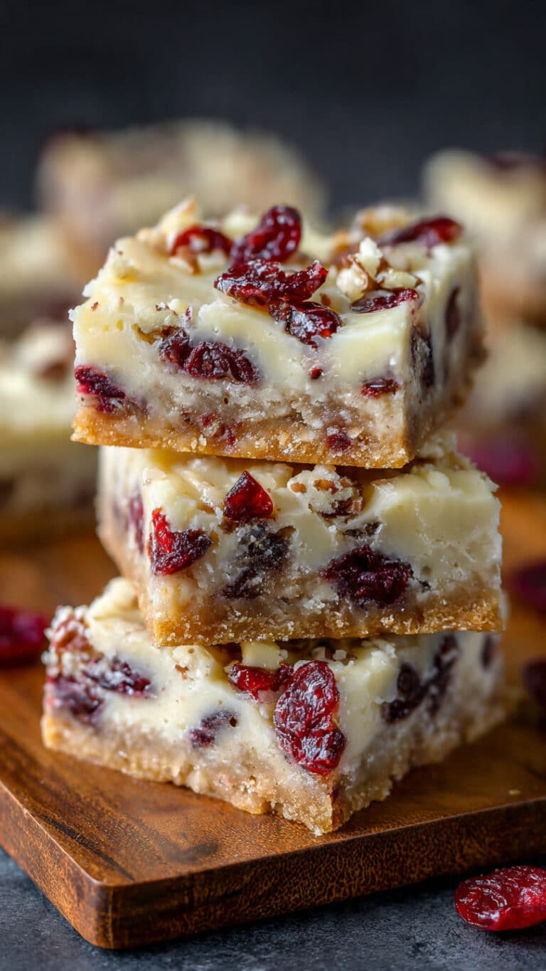 Homemade Starbucks Copycat Cranberry Bliss Bars
