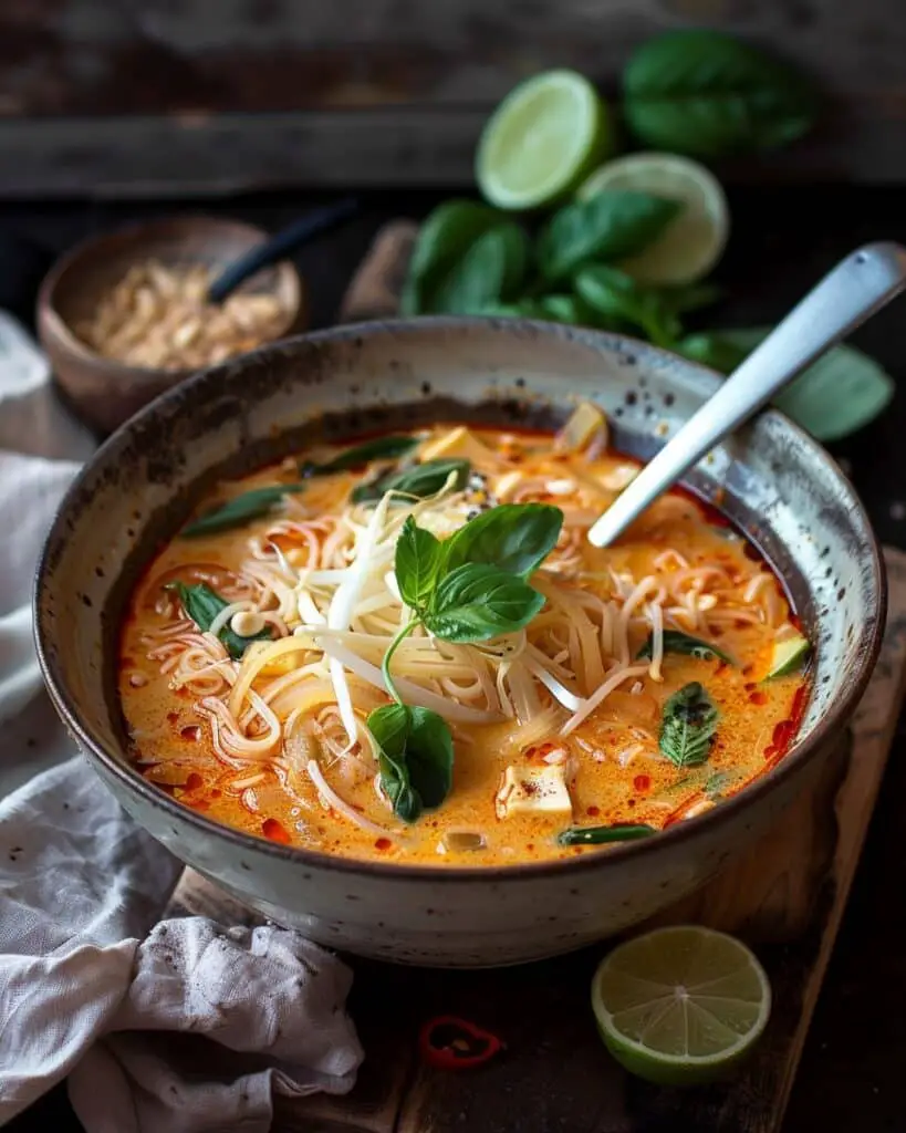 Thai Red Curry Noodle Soup