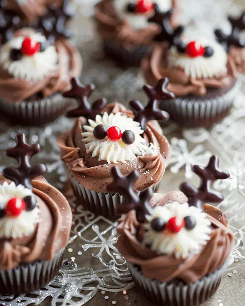 Easy Reindeer Cupcakes