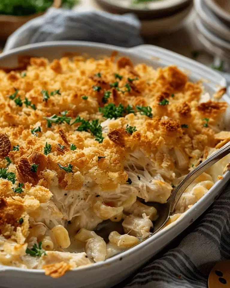 Ritz Cracker Chicken Casserole