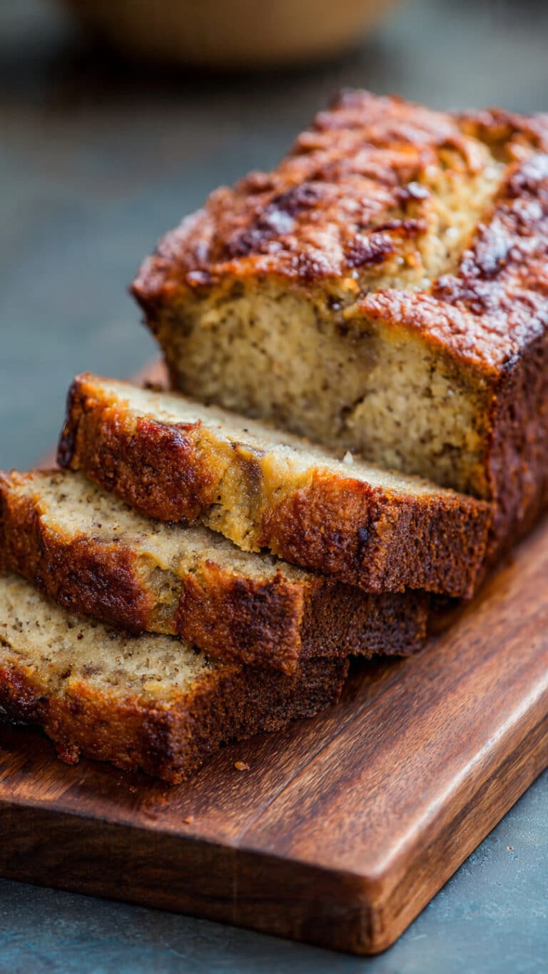 Crème Brûlée Banana Bread