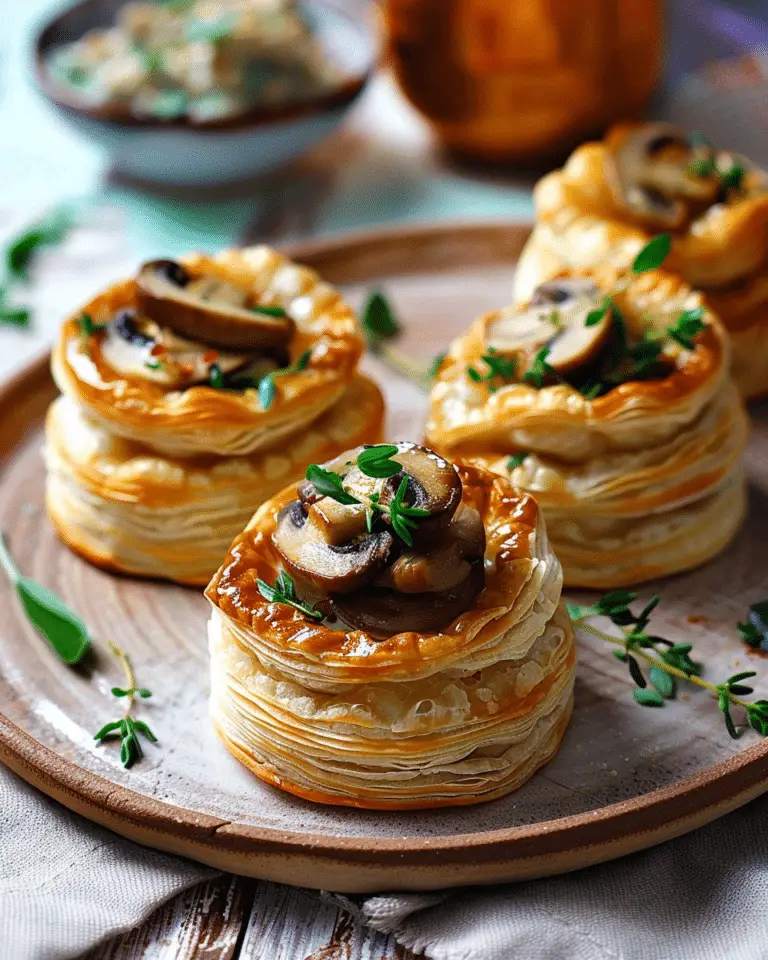 Chicken and Mushroom Vol-au-Vent