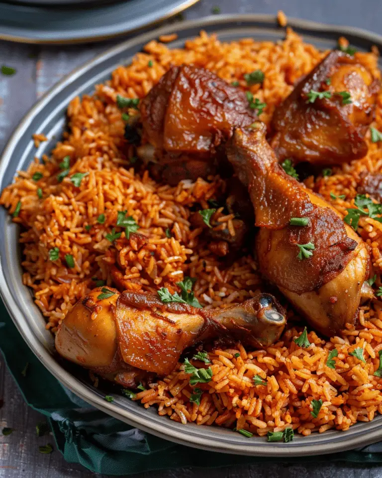 Jollof Rice With Chicken