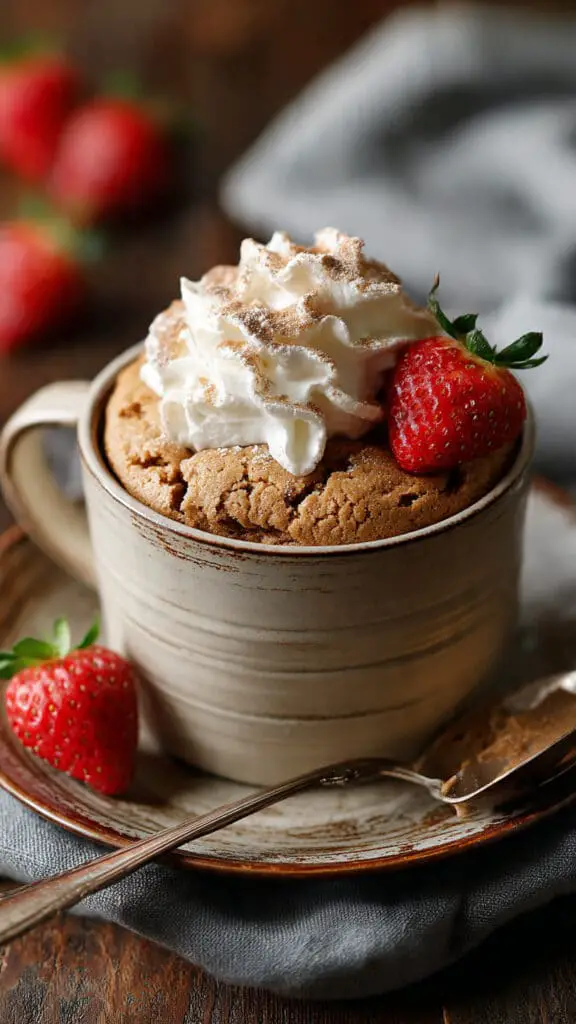 1-Minute Biscoff Mug Cake