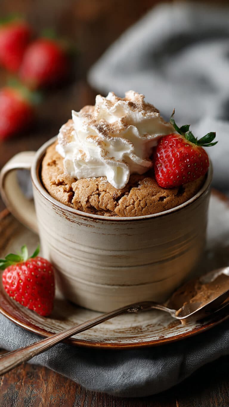 1-Minute Biscoff Mug Cake