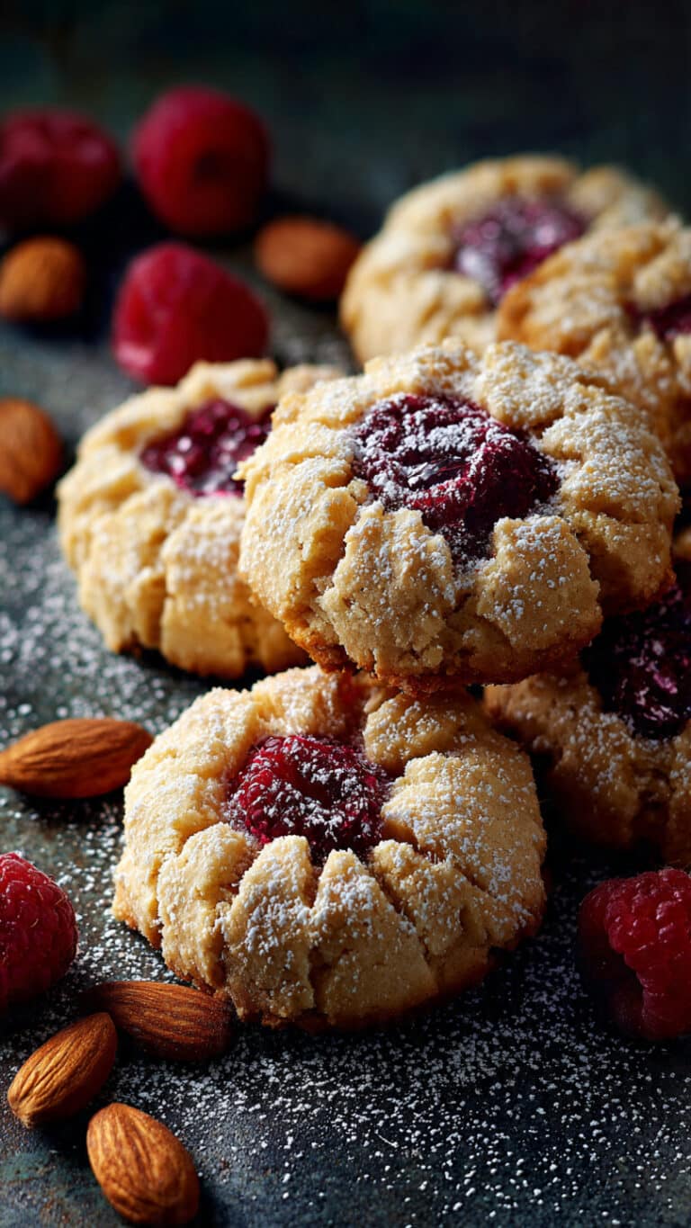 Bake Festive Raspberry-Filled Almond Cookies