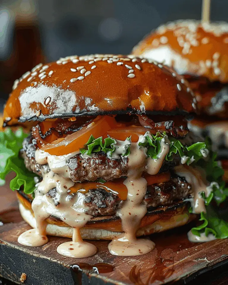 Smash Burgers with Baconnaise Sauce