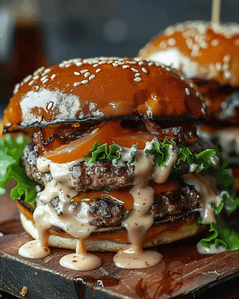 Smash Burgers with Baconnaise Sauce