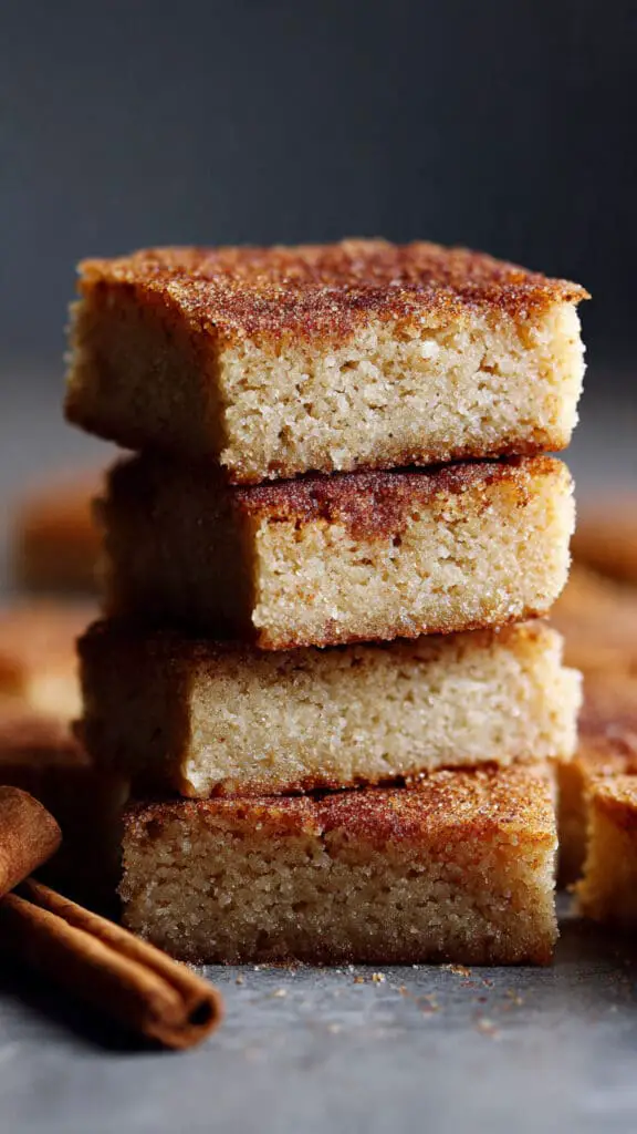 Easy Cinnamon Sugar Blondies