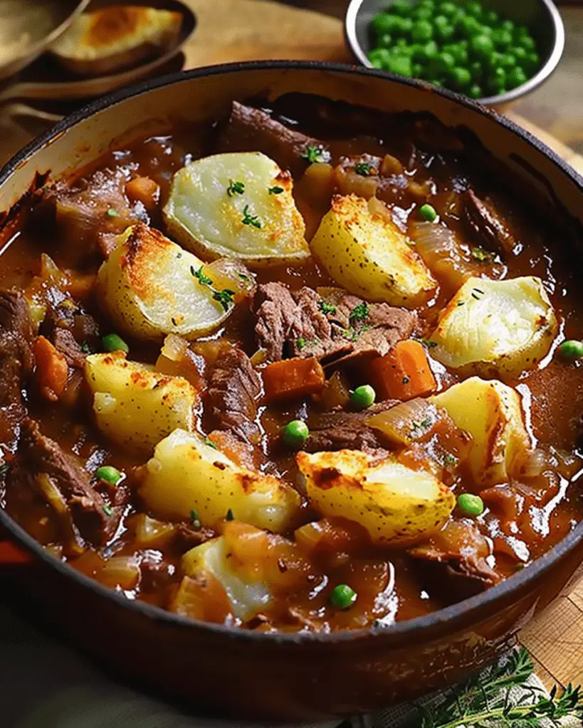 Beef Stew with Potato Topping
