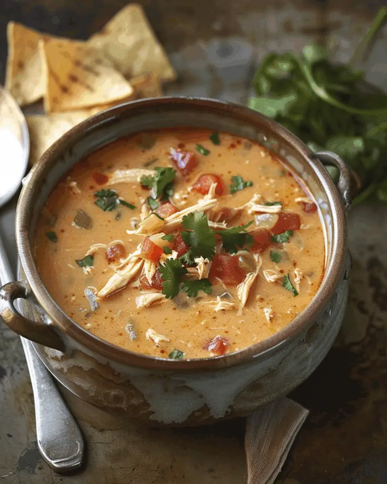 Creamy Chicken Tortilla Soup